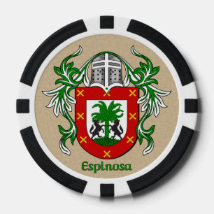 Espinosa Heraldic Arms Poker Chips