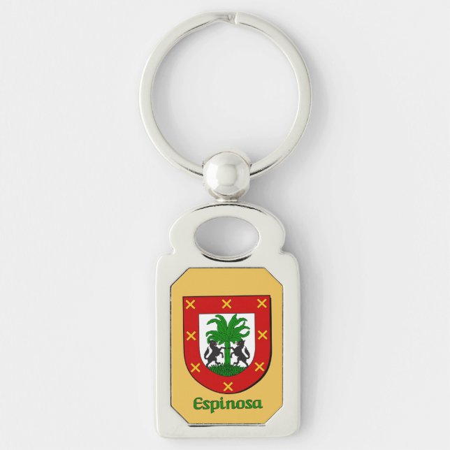 Espinosa Historical Shield Key Ring (Front)