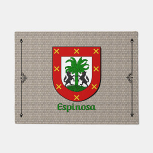 Espinosa Historical Shield on Cobblestone Doormat