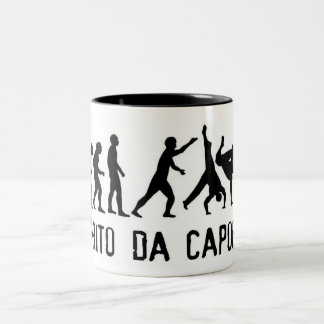 espirito da will capoeira Two-Tone coffee mug