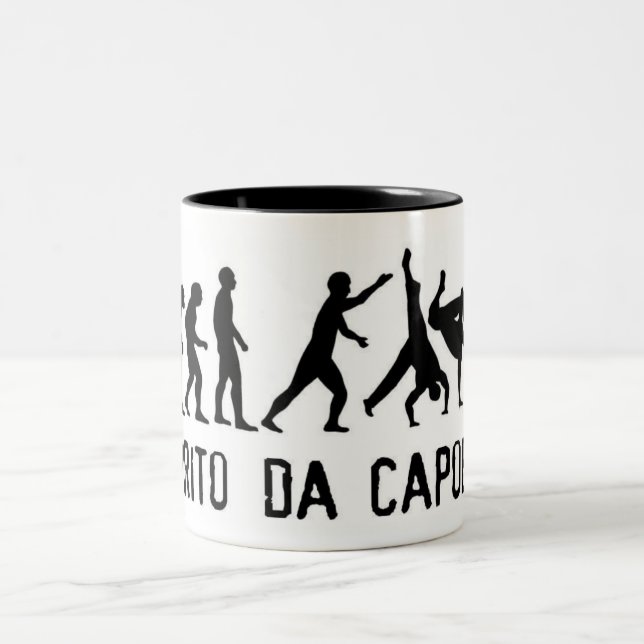 espirito da will capoeira Two-Tone coffee mug (Center)