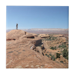 Esplanade Panorama Thunder River Grand Canyon Ceramic Tile