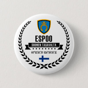 Espoo 6 Cm Round Badge