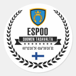 Espoo Classic Round Sticker