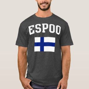 Espoo Finland Flag Heritage T-Shirt