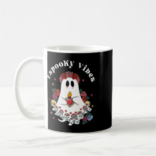 Espooky Vibes Maestra Halloween Spanish Mexican Te Coffee Mug