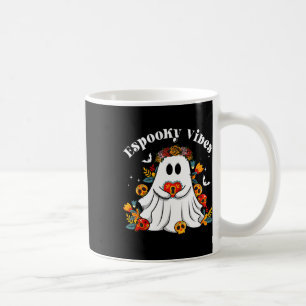 Espooky Vibes Maestra Halloween Spanish Mexican Te Coffee Mug