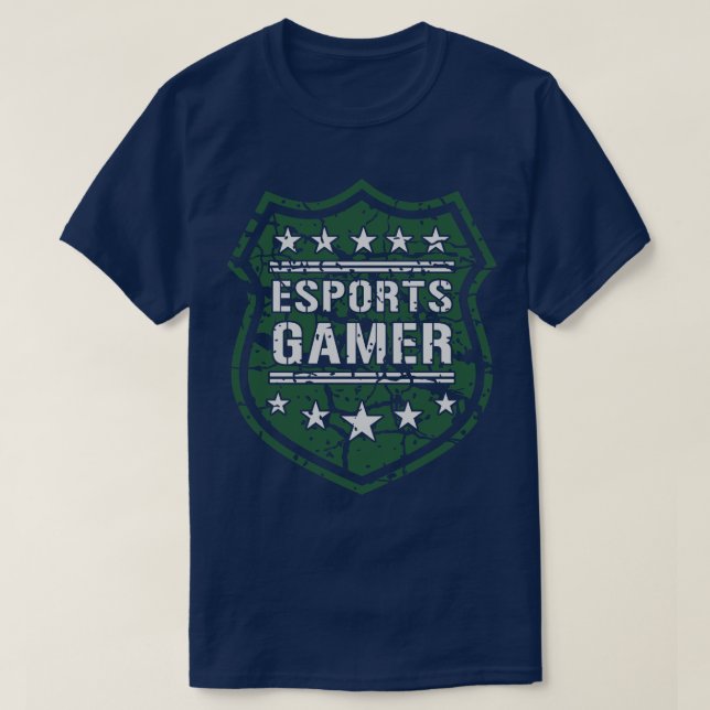 Esports Gamer T-Shirt (Design Front)