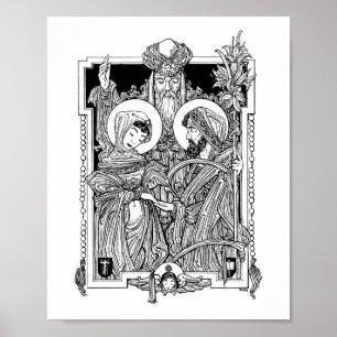 Espousal of the Blessed Virgin 8" x 10" Print
