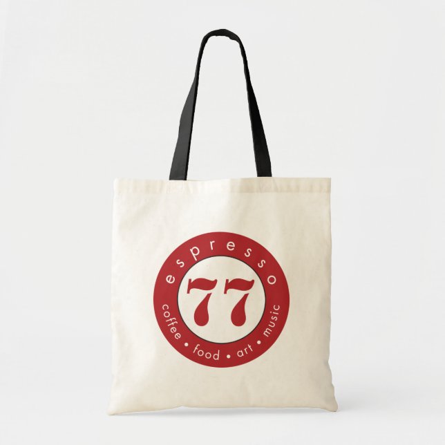 Espresso 77 large tote bag (Front)