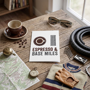 Espresso and Base Miles Cycling Coffee Lover Card