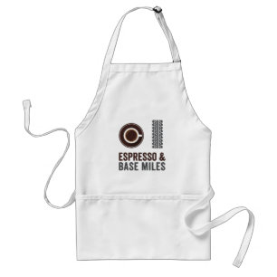Espresso and Base Miles Cycling Coffee Lover Standard Apron