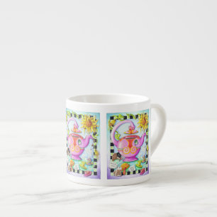 ESPRESSO & CHINA CUPS - MAD ABOUT TEA PARTY