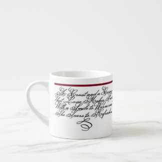 Espresso Cup - A Quote of Dunbar