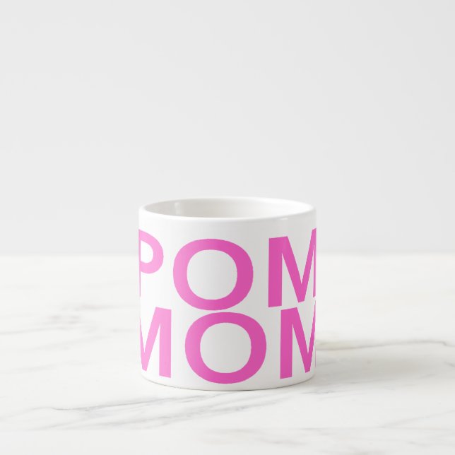 Espresso Cup - Pom Mum (Front)