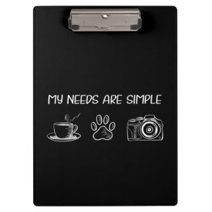 Espresso Dslr Australian Shepherd Bulldog Photogra Clipboard
