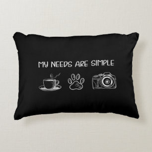Espresso Dslr Australian Shepherd Bulldog Photogra Decorative Cushion