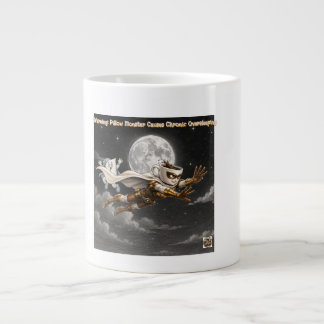Espresso Enforcer vs. Pillow Monster Large Coffee Mug