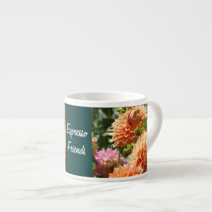 Espresso Friends! espresso mugs Dahlia Flowers