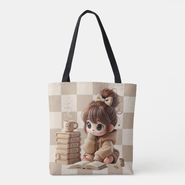 Espresso Girl Tote Bag (Back)