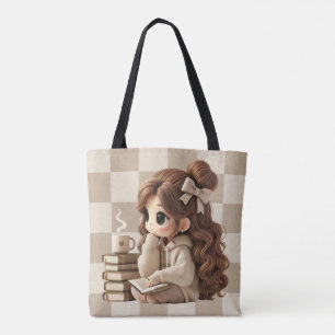 Espresso Girl Tote Bag