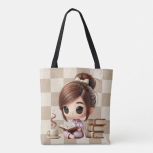 Espresso Girl Tote Bag