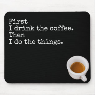 espresso in a cup - mousepad