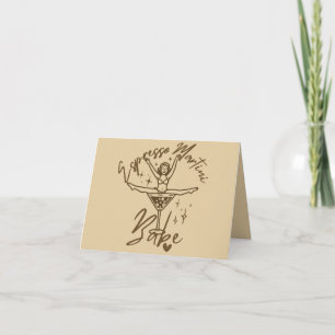Espresso Martini Babe Thank You Card