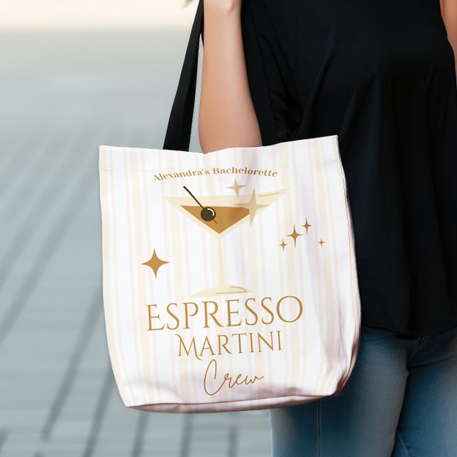 Espresso Martini Bachelorette Party  Tote Bag (Creator Uploaded)