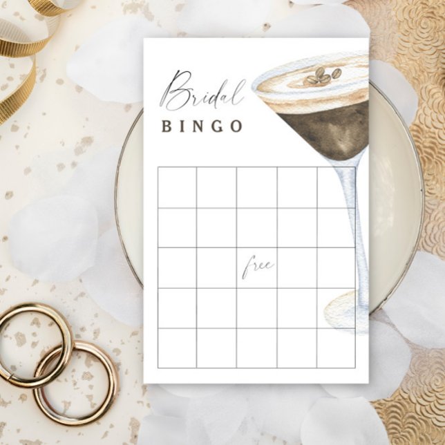 Espresso Martini Bridal shower bingo game (Creator Uploaded)