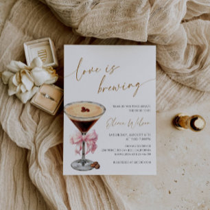 Espresso Martini Bridal Shower Invitation