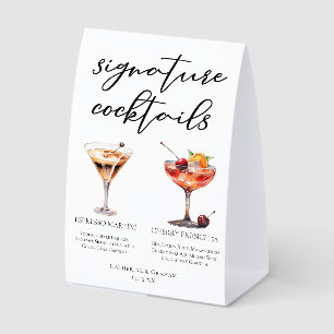 Espresso Martini Cherry French 75 Cocktails Menu