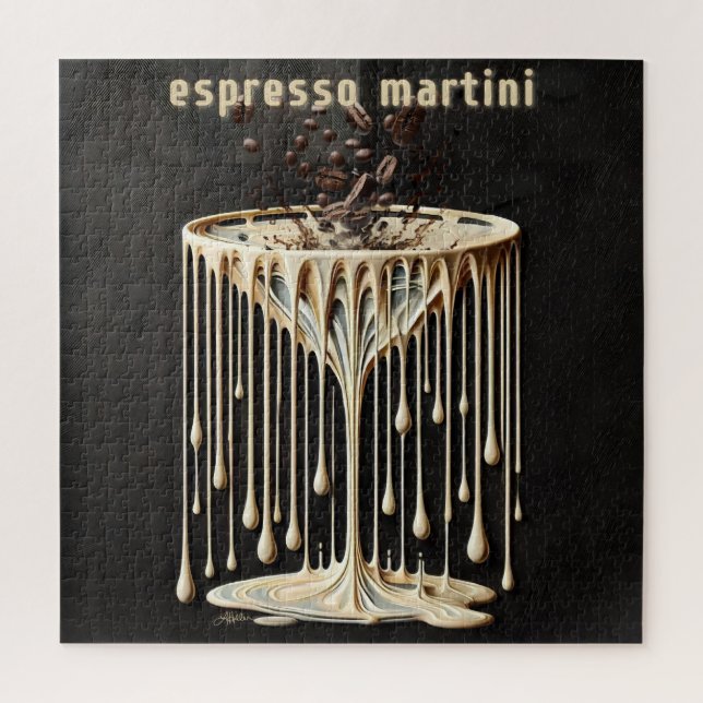 Espresso Martini Cocktail Hour Jigsaw Puzzle (Vertical)