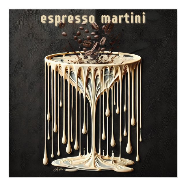 Espresso Martini Cocktail Hour Photo Print (Front)