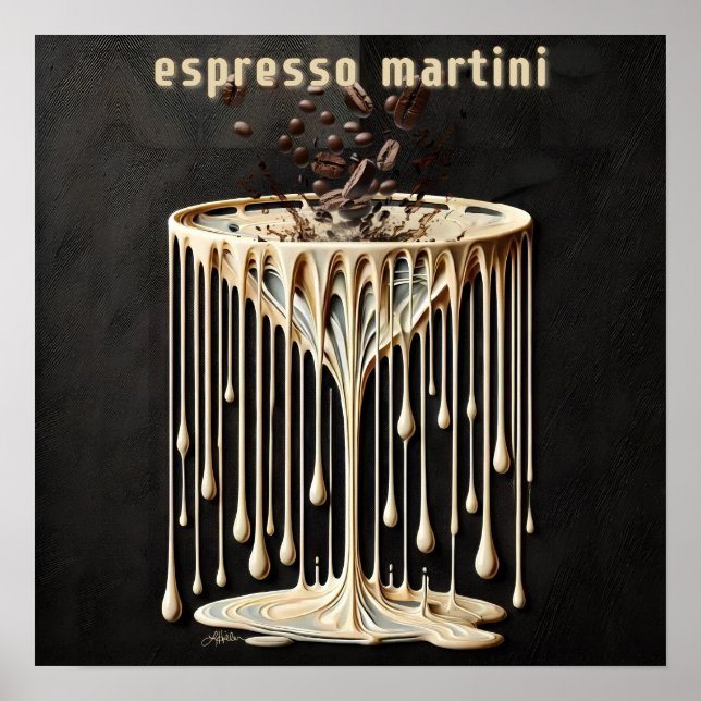 Espresso Martini Cocktail Hour Poster (Front)