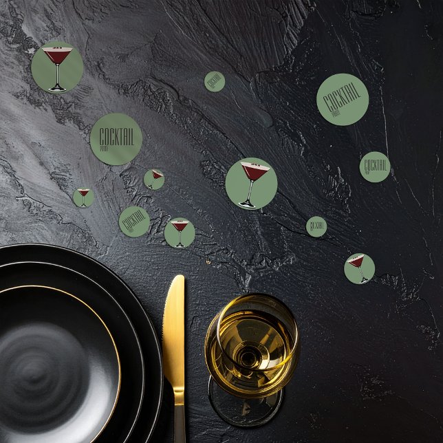Espresso Martini Cocktail Party Confetti (Creator Uploaded)