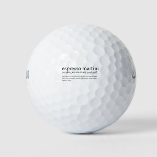 Espresso Martini Golf Balls