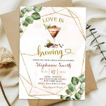 Espresso Martini Love is Brewing Bridal Shower Invitation<br><div class="desc">Espresso Martini Coffee Love is Brewing Bridal Shower Invitation</div>