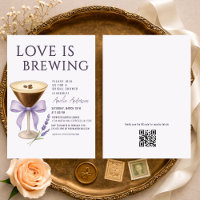 Espresso Martini QR Code Registry Bridal Shower