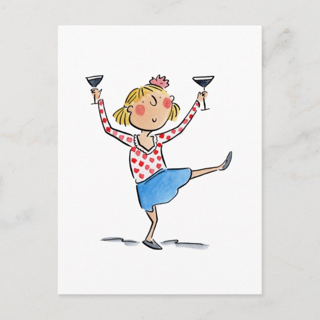 Espresso Martinis Postcard (Front)