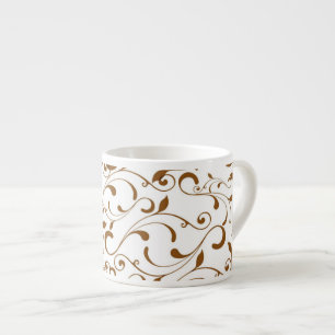 Espresso Mug-Brown Swirls Cup