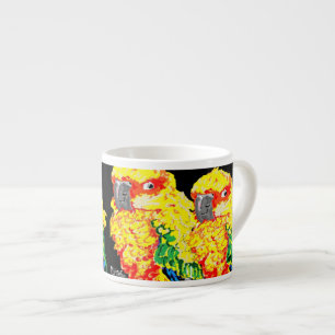 Espresso Mug Parrots