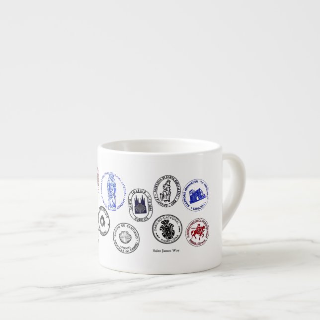 Espresso Mug Saint James Way (Front Right)