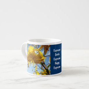Espresso mug Smile Espresso cup Happy Poppies