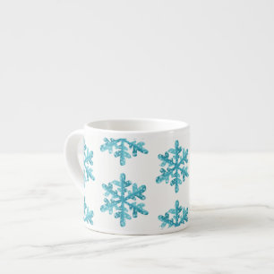 Espresso Mug-Snowflakes Cup