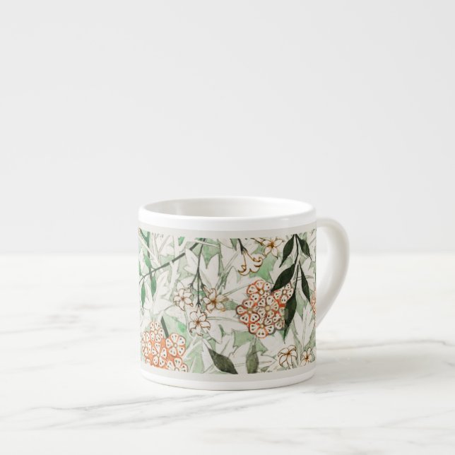 ESPRESSO MUG : WILLIAM MORRIS : JASMINE (Front Right)