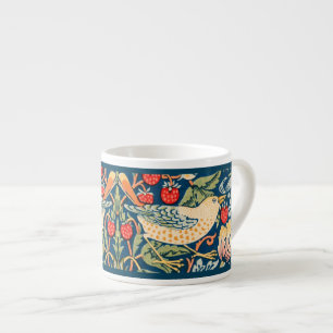 ESPRESSO MUG : WILLIAM MORRIS : STRAWBERRY THIEVES