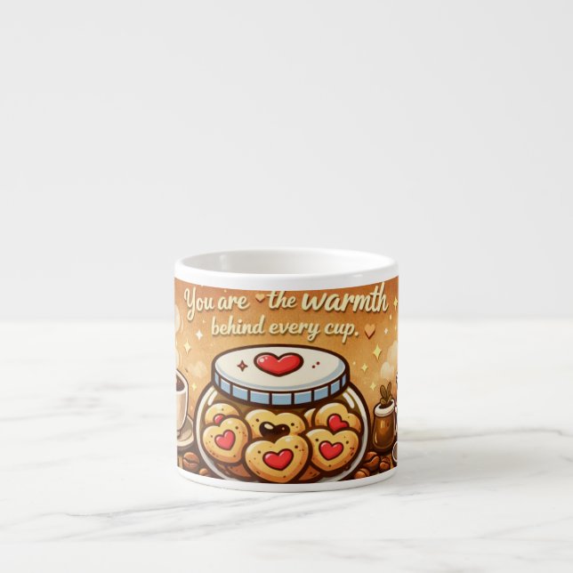 Espresso of Love | Heart Cookie Jar Mug Wrap (Front)