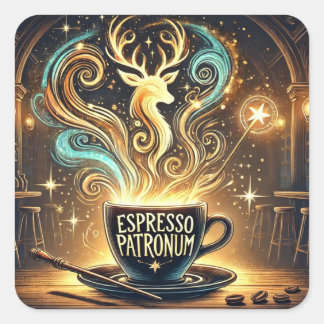 Espresso Patronum Square Sticker