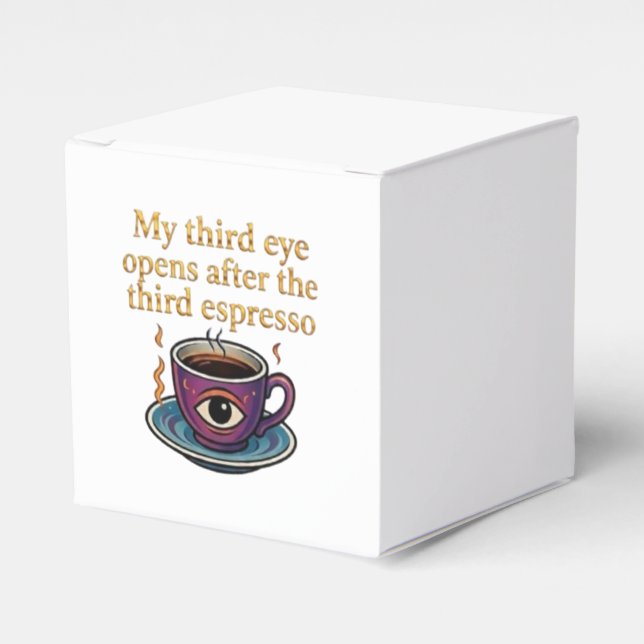 Espresso the key of my third eye favour box (Front Side)
